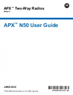 Preview for 1 page of Motorola APX N50 User Manual