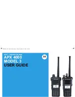 Motorola APX4000 XH User Manual preview