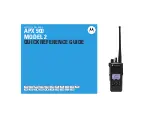 Предварительный просмотр 1 страницы Motorola APX900 2 Quick Reference Manual