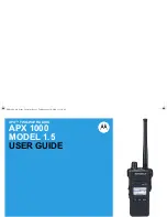 Preview for 1 page of Motorola ASTRO APX 1000 Series User Manual