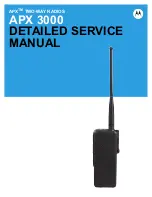 Preview for 1 page of Motorola Astro APX 3000 Detailed Service Manual