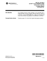 Предварительный просмотр 67 страницы Motorola Astro Dimetra MTP Instruction Manual