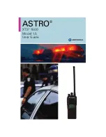 Motorola ASTRO XTS 1500 User Manual preview