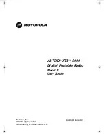 Предварительный просмотр 5 страницы Motorola ASTRO XTS-5000 User Manual