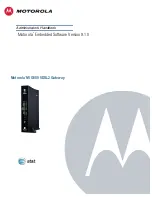 Preview for 1 page of Motorola AT&T NVG589 Administrator'S Hanbook