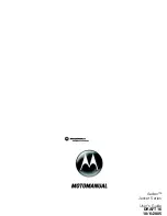 Motorola Audex Jacket Series User Manual preview