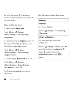 Preview for 36 page of Motorola AURA R1 User Manual