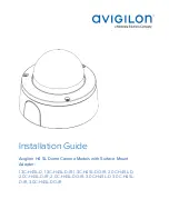 Motorola Avigilon 1.3C-H4SL-D Installation Manual предпросмотр