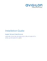 Предварительный просмотр 1 страницы Motorola Avigilon HD-NVR4-STD-16TB Installation Manual