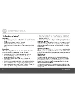 Preview for 6 page of Motorola B801 User Manual