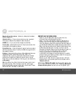 Preview for 18 page of Motorola B801 User Manual