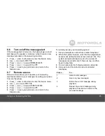 Preview for 45 page of Motorola B801 User Manual