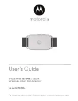 Preview for 1 page of Motorola BARK200U User Manual