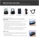 Motorola BBU-8733 Quick Start Manual предпросмотр