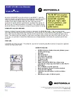 Motorola BLE87 Specifications preview