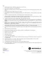 Preview for 5 page of Motorola BLE87 Specifications