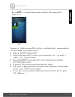 Предварительный просмотр 17 страницы Motorola BLINK1.1-B User Manual