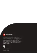 Предварительный просмотр 30 страницы Motorola BLISS54 User Manual