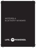 Preview for 2 page of Motorola BLUETOOTH KEYBOARD Manual