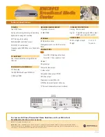 Preview for 2 page of Motorola BMC9012 Specifications