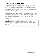 Предварительный просмотр 3 страницы Motorola BW Manual