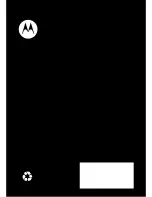 Предварительный просмотр 38 страницы Motorola BW Manual