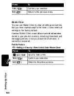 Предварительный просмотр 110 страницы Motorola C-215 User Manual