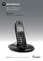 Preview for 1 page of Motorola C1 Manual