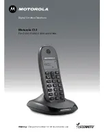 Предварительный просмотр 1 страницы Motorola C1001 User Manual