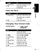 Предварительный просмотр 68 страницы Motorola C115 Owner'S Manual