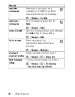 Предварительный просмотр 48 страницы Motorola C118 User Manual