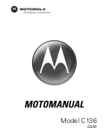 Preview for 1 page of Motorola C136 Motomanual