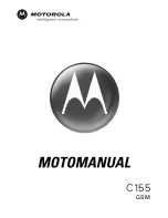 Motorola C155 - Cell Phone - GSM Motomanual предпросмотр