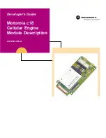 Предварительный просмотр 1 страницы Motorola c18 Developer'S Manual