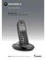 Motorola C1D User Manual preview