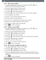 Preview for 62 page of Motorola C2011 User Manual