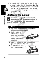 Preview for 17 page of Motorola C210 Instruction Manual