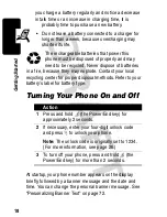 Preview for 19 page of Motorola C210 Instruction Manual