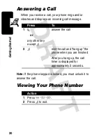 Preview for 21 page of Motorola C210 Instruction Manual