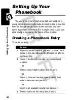 Preview for 61 page of Motorola C210 Instruction Manual