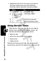 Preview for 79 page of Motorola C210 Instruction Manual