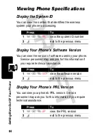 Preview for 85 page of Motorola C210 Instruction Manual