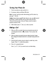 Preview for 23 page of Motorola C300 User Manual