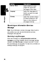 Preview for 68 page of Motorola C333 Start Here Manual