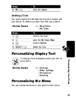 Preview for 81 page of Motorola C333 Start Here Manual