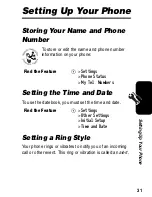 Preview for 33 page of Motorola C341 User Manual