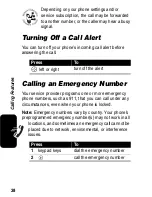 Preview for 40 page of Motorola C341 User Manual