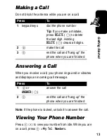 Preview for 15 page of Motorola C341a Series User Manual