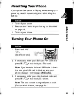 Preview for 23 page of Motorola C370 Series Start Here Manual