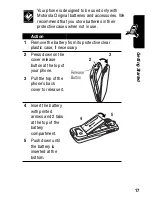 Preview for 17 page of Motorola C375 Series Manual